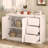 Sideboard that effortlessly converts into a dining table and Adjustable Pull-Out Top-805319272