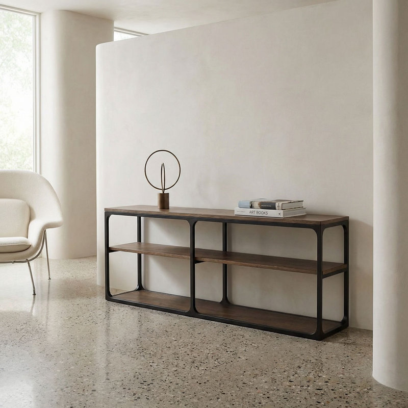 Novie 84'' W Solid Wood Console Table