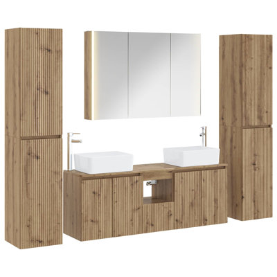 Vanity & Mirror Set