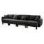 Canapé confortable en tissu Boucle - Matériau en polyester de style contemporain pour la détente dans le salon