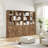 70.9'' H X 94.48'' W Book Cabinet Storage Bookcase Set