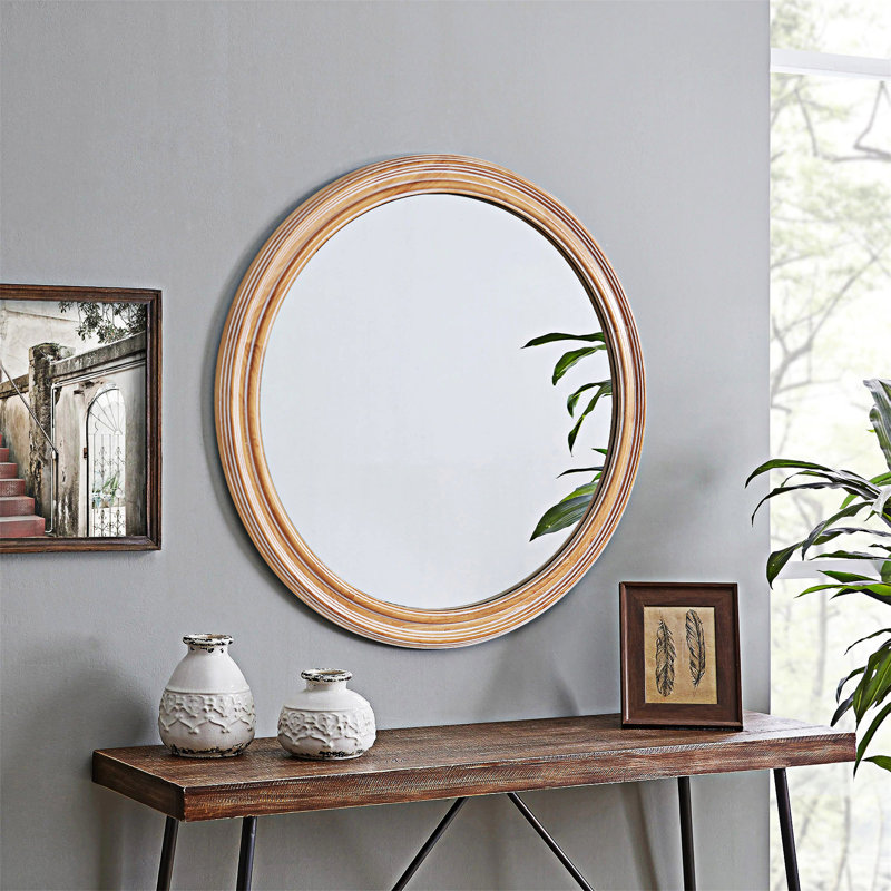Miroir mural rond