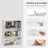 Adjustable Wooden Standard 3-Tier Bookcase-74708109-74708111