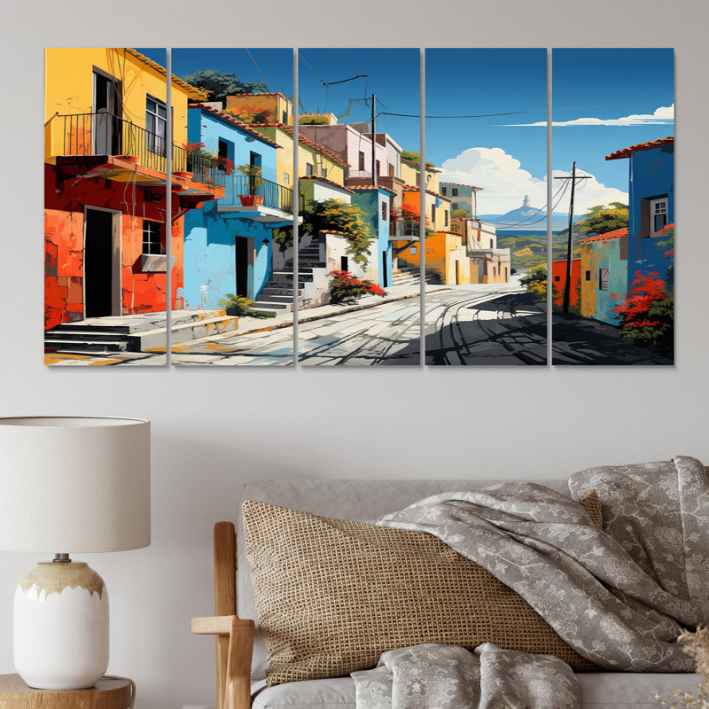 " City Athens Popart I " 5 - Pieces