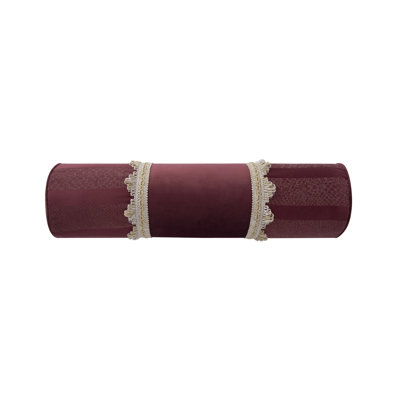Emmaline Appliqued Neckroll Pillow