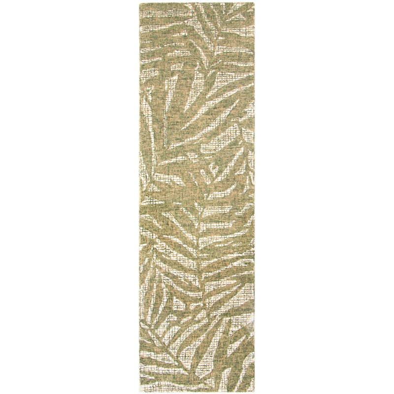Muhlfeld Wool Floral Indoor Rug, Runner 2' x 7'6"