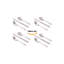 Children''s Cutlery Stainless Steel 12Pcs Set/Kids Cutlery/Toddler Utensils/Flatware - 4 X Forks, 4 X Safe Dinner Knives, 4 X Dinner Spoons - Engraved Dog Cat Bunny Design