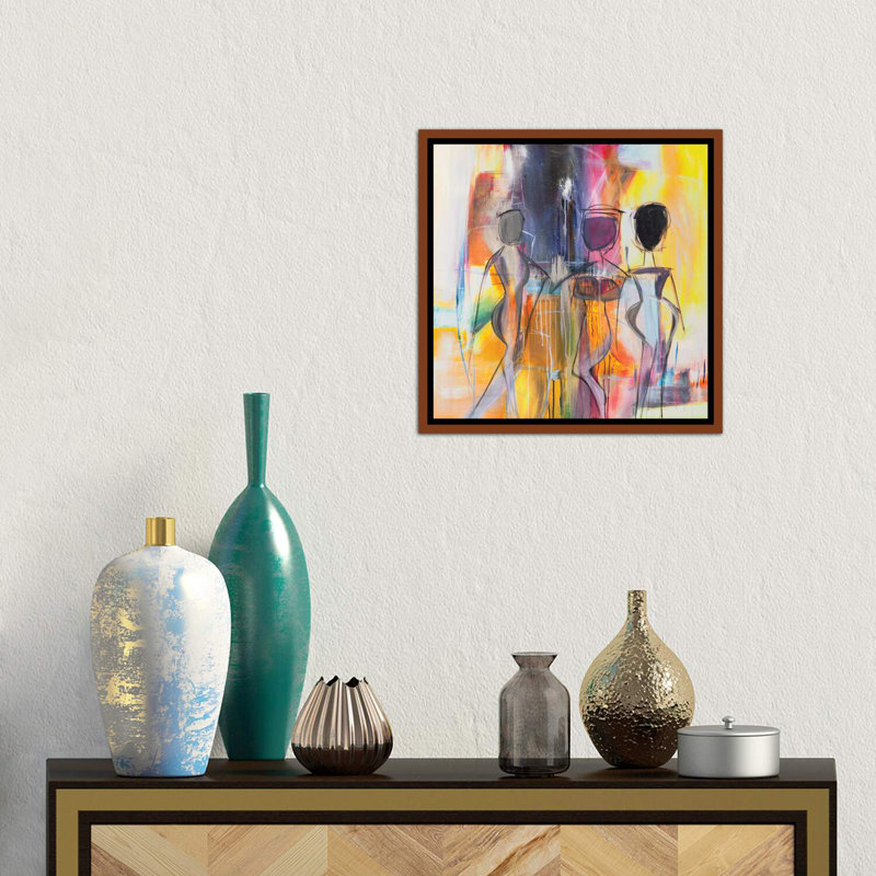«Bosa Nova» par Jane M. Robinson, reproduction d'art sur toile tendue, H 18 po x l 18 po x 1,5 po