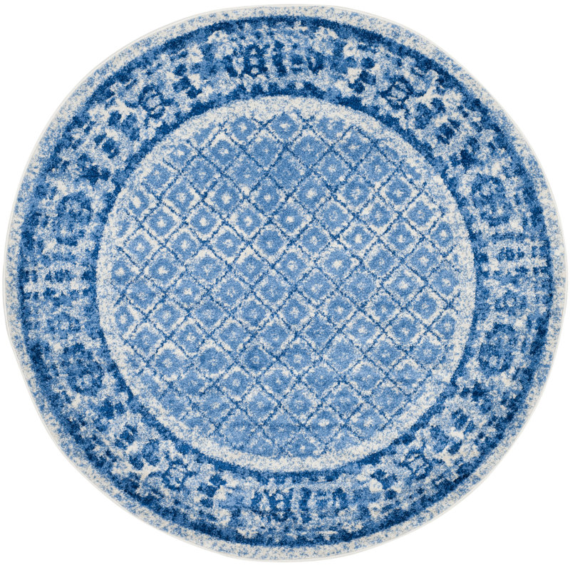 Tapis performance géométrique Olius, Rond 6 pi
