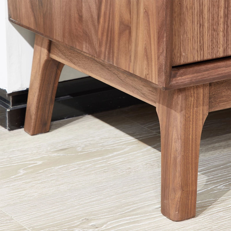 Solid wood large capacity storage shoe cabinet