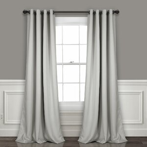 Insulated Solid Blackout Thermal Grommet Curtain Panels