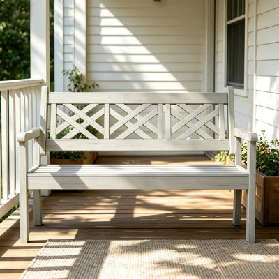 Banc de jardin Banc d'extérieur pour 3 personnes HiPS