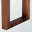 Banc d'appoint à motif ajouré Preston, bleu marine et brun Natura, H 15,55 po x l 31,29 po x P 11,5 po