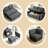 L-Shaped Sectional Sleeper Sofa Bed, 102" 7-Seat Pull Out Couch with USB Charging Ports, LED Lights & Hidden Storage, Convertible Sofa Bed for Living Room-1435753099