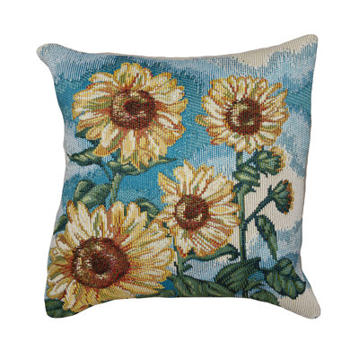 Floral Outdoor Throw Pillow