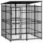 Hull 228cm H Steel Kennel With Door