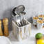 Wood Rectangle Utensil Crock