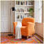 Fauteuil d'appoint en velours côtelé-133235357