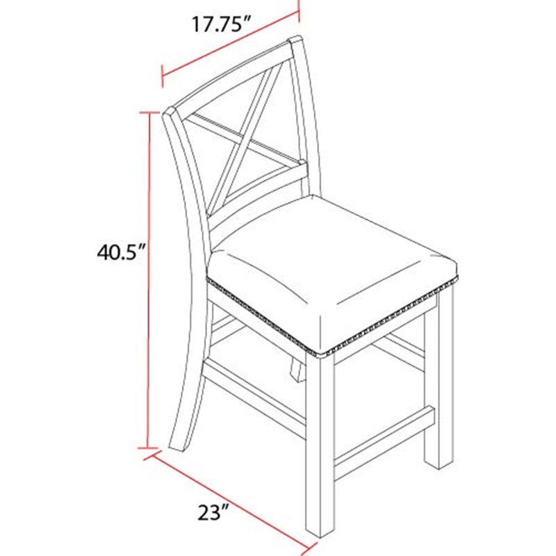Tabouret court 22,5 po Coelho