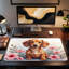 Dachshund Puppy Floral Desk Mat-1245092533