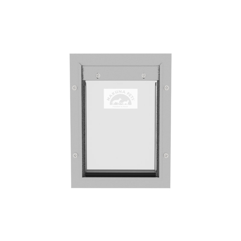 Porte pour animaux en aluminium l 9,45 po x H 12,6 po