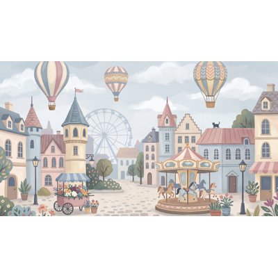 Carrousel mural Village Air