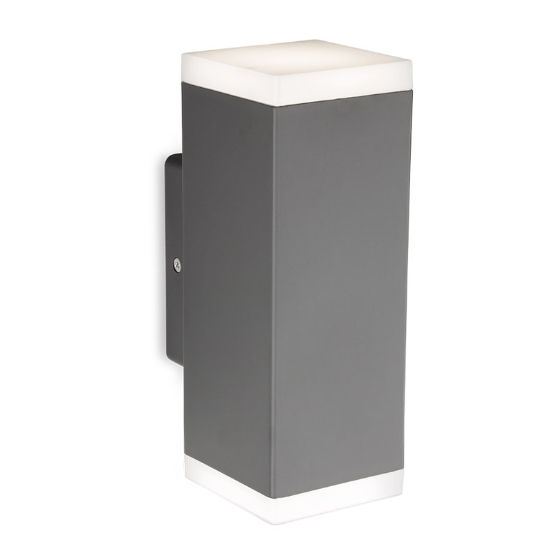 200 cm H Hardwired Integrated LED Outdoor Armed Sconce