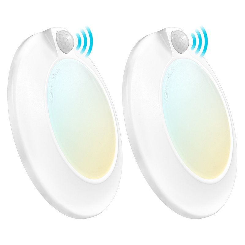 Acrylic LED Flush Mount, 1.09" H x 6.85" W x 6.85" D