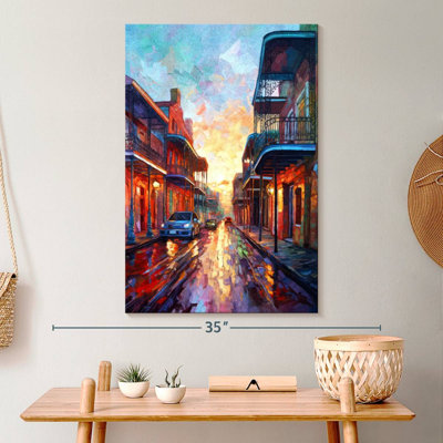 " Vibrant Bourbon Street " Print