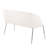 Modern Bench With Backrest