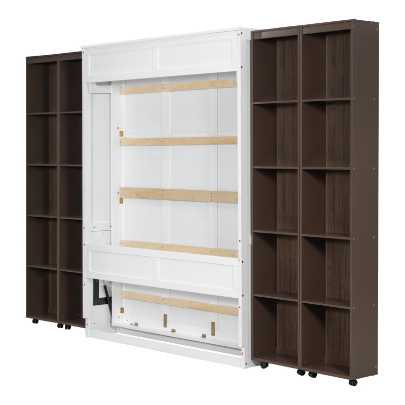 Space-saving Queen Murphy Bed Mdf Versatile Living Spaces With Hidden Storage