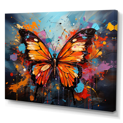 " Butterfly Graffiti Style I "