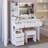 41" Large Size Left Drawer Desktop Vanity Table+Cushioned Stool, Extra Large Touch Control LED Mirror-115455513