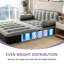 Grand matelas gonflable à pompe intégré-942862995