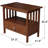 Solid Hardwood Entertainment Center With Drawer And Shelf For Stylish Home Organization