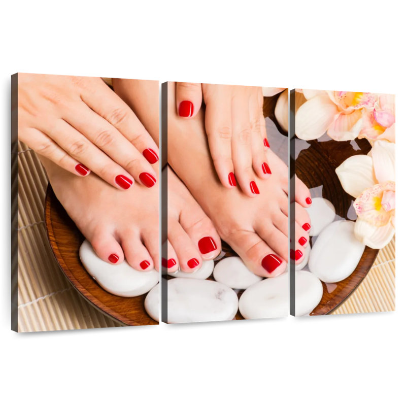 Shuttleworth Spa Red Nails, 42" H x 65" W