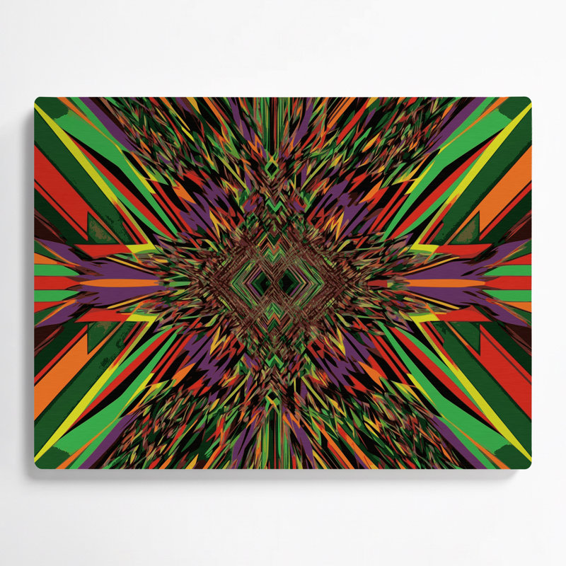 Art mural brun op Op 45, H 12 po x l 18 po x P 0,05 po