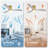 52"Smart Flush Mount 3-Blade Solid Wood Ceiling Fan With Light and Remote/App/Voice Control（Gold&Light Grey）-1111509874