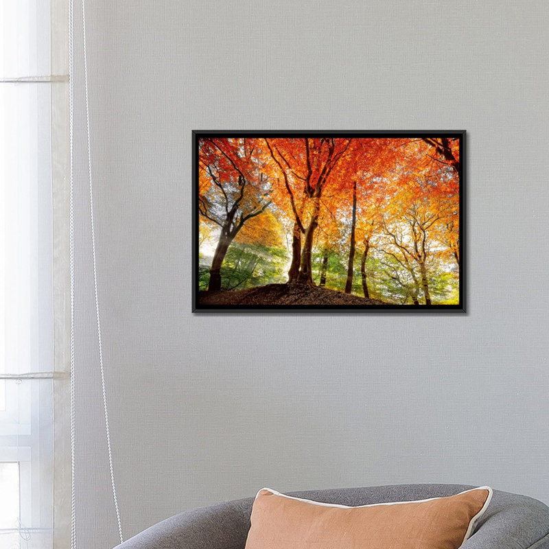 « prism of light », reproduction de photo sur toile, H 18 po x l 26 po x p 1,5 po, Toile avec cadre noir, Pas de tapis