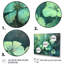 «Green Teal Geraniums Flower Euphony», reproduction sur toile-2029459858-2029459846