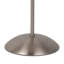 155cm Satin Silver Swing Arm Floor Lamp
