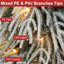Ensemble de 3 sapins de Noël enneigés à cascade, sapins pleureurs floqués préilluminés avec télécommande, sapins de Noël fins de 1,20 m, 1,50 m et 1,80 m avec 8 modes d'éclairage pour la décoration intérieure des fêtes