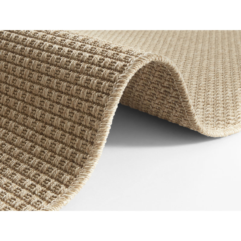 Nature 600 Machine Woven Beige Indoor / Outdoor Rug, Runner 80 x 150 cm