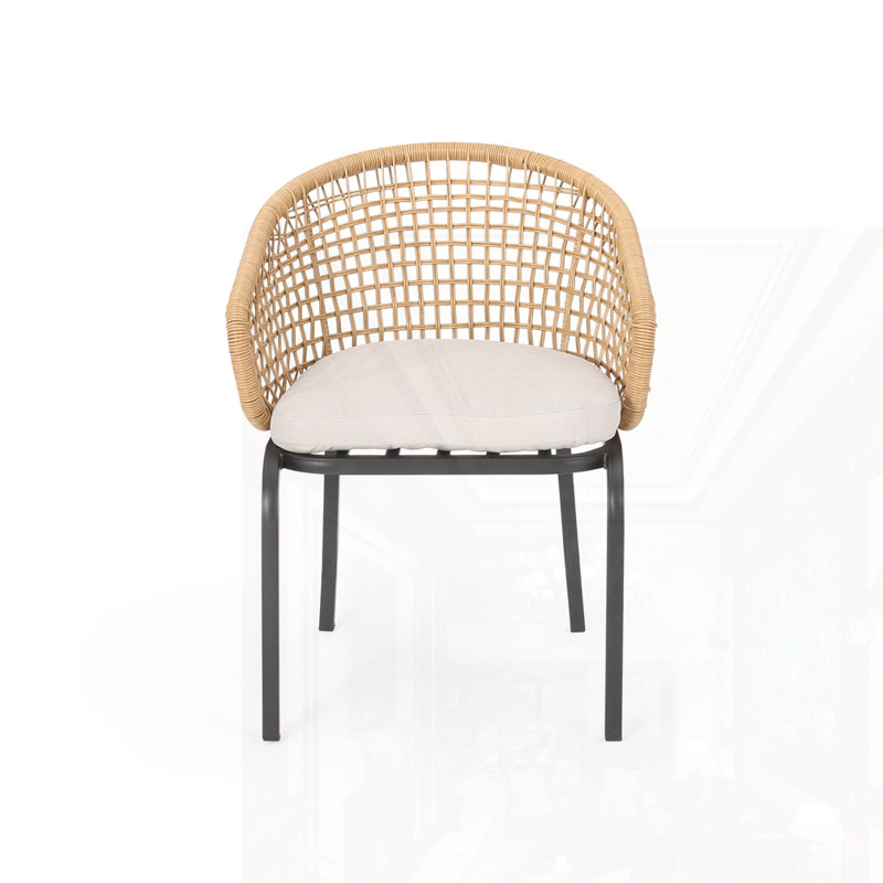 Chaise d'extérieur avec coussin