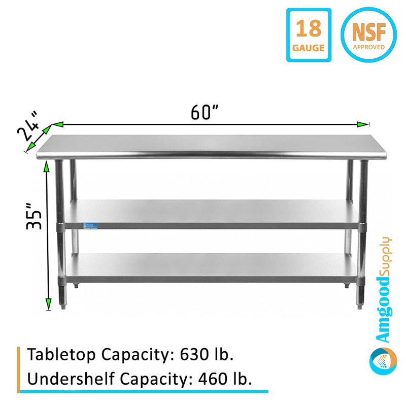 Workbench, 35"H x 60"W x 24"D