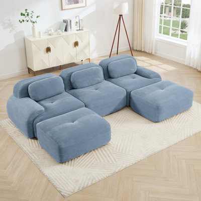 U-Shaped Modular Sofa