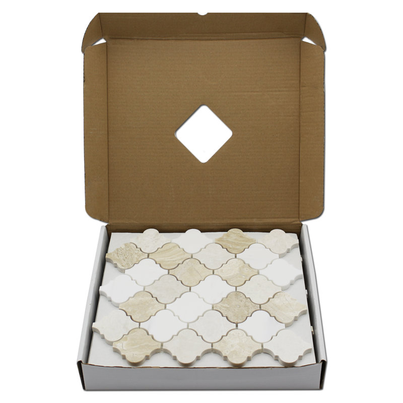 Cordelio 12" x 12" Marble Mosaic Wall & Floor Tile