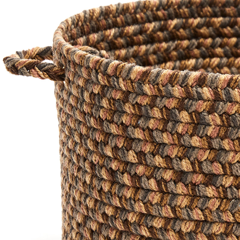 Panier en tissu Bar Harbor, H 8 po x l 10 po x P 10 po, 23 pintes, Brun