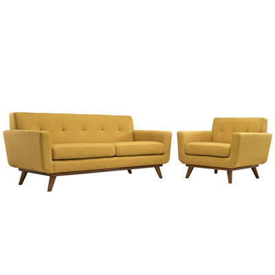 Engagez Arm Chair et causeuse Set