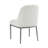 Urbina Modern Glam Upholstered Dining Chairs with Hammered Iron Legs-124279726